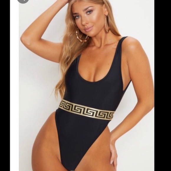 PrettyLittleThing Other - Black one piece swimsuit BRAND NEW